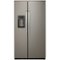 GE - Profile Series 22.1 Cu. Ft. Side-by-Side Counter-Depth Refrigerator-Front_Standard