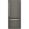 GE - 21.0 Cu. Ft. Bottom-Freezer Refrigerator - Slate-Front_Standard 