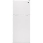 GE - 11.6 Cu. Ft. Top-Freezer Refrigerator - White - Front_Standard