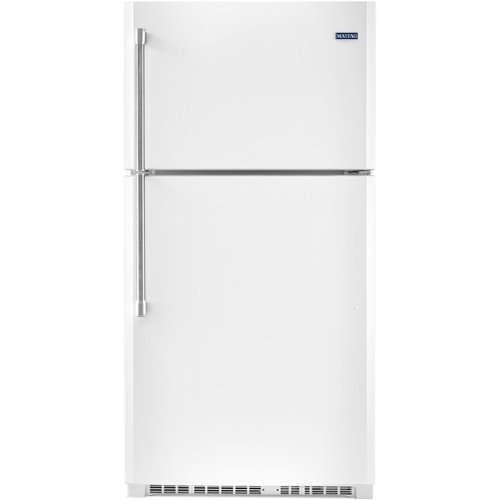 Maytag - 21.2 Cu. Ft. Top-Freezer Refrigerator - White-Front_Standard 