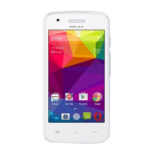 BLU - Dash J Cell Phone (Unlocked) - White-Front_Standard 