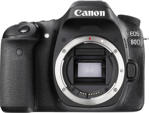  Canon - EOS 80D DSLR Camera (Body Only) - Black