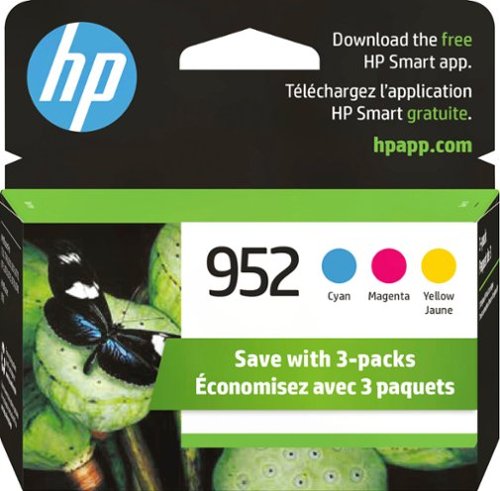 Photos - Printer HP  952 3-pack Standard Capacity Ink Cartridges - Cyan/Magenta/Yellow N9K 