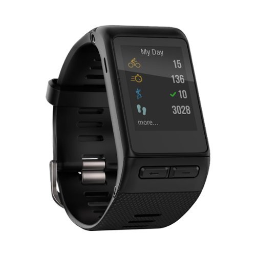 Garmin - vivoactive HR Smartwatch - Black-Alt_View_Standard_14