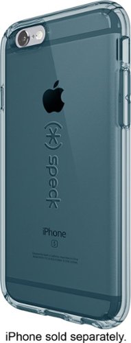  Speck - CandyShell Clear Back Cover for Apple iPhone 6 Plus and 6s Plus - Rainstorm blue