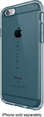 Speck - CandyShell Clear Back Cover for Apple iPhone 6 and 6s - Rainstorm blue-Front_Standard 
