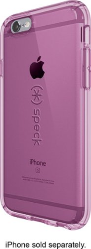  Speck - CandyShell Clear Back Cover for Apple iPhone 6 and 6s - Beaming orchid purple