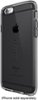 Speck - CandyShell Clear Back Cover for Apple iPhone 6 and 6s - Onyx black-Front_Standard
