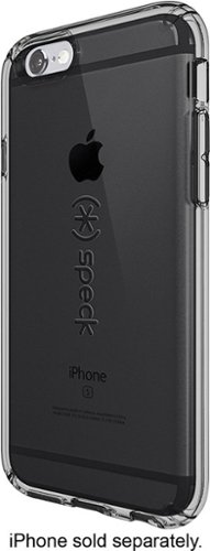  Speck - CandyShell Clear Back Cover for Apple iPhone 6 Plus and 6s Plus - Onyx black