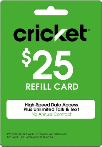  Cricket Wireless - $25 Refill Card
