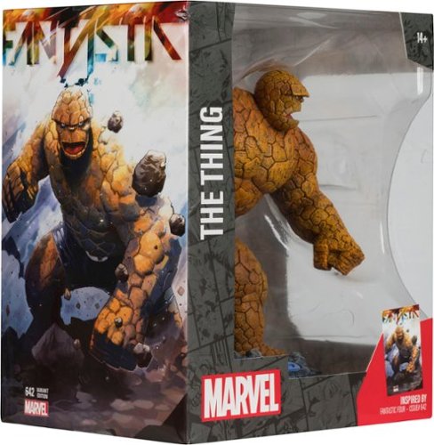 McFarlane Toys Marvel The Thing 1:10th Scale Collectible with Scene (Fantastic Four #642) 6.6 Figure BUY ONLINE