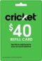 Cricket Wireless - $40 Refill Card-Front_Standard