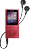Sony - Walkman NW-E395 16GB* MP3 Player - Red-Front_Standard 