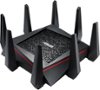 ASUS - AC5300 Tri-Band AC Gigabit Router - Black-Front_Standard