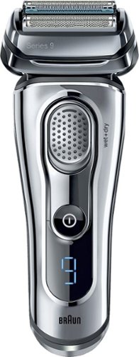  Braun - Series 9 Clean &amp; Charge Wet/Dry Electric Shaver - Silver