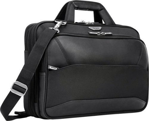 Targus - Mobile ViP Topload  Laptop Briefcase for 16" Laptop - Black