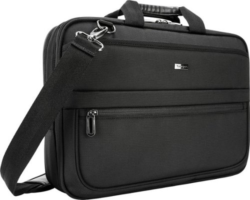  Targus - Business Commuter Topload Laptop Briefcase - Black