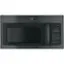 Front. GE - 1.6 Cu. Ft. Over-the-Range Microwave - Black.