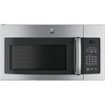 GE - 1.6 Cu. Ft. Over-the-Range Microwave - Stainless steel - Front_Standard
