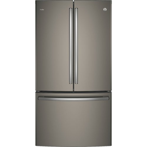 GE Profile - 23.1 Cu. Ft. French Door Counter-Depth Refrigerator with Internal Water Dispenser - Slate
