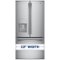 GE - 23.6 Cu. Ft. French Door Refrigerator - Stainless Steel-Front_Standard