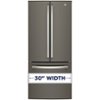 GE - 20.8 Cu. Ft. French Door Refrigerator - Slate-Front_Standard
