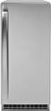 GE - 15" 26-Lb. Freestanding Ice maker with Nugget Clear Ice - Custom Panel Ready-Front_Standard