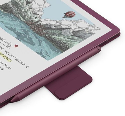 Amazon Kindle Scribe Executive Folio Cover with Magnetic Attach, Sleek Protective Case - Premium Leather - Fig WORLDWIDE DELIVERY