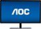 AOC - Featured 28" LED 4K UHD FreeSync Monitor - Black & silver-Front_Standard