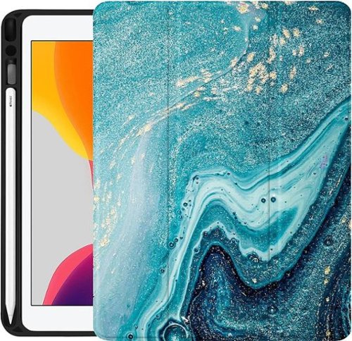 SaharaCase Folio Case for Apple iPad 10.2 (8th Generation 2020) and (9th Generation 2021) - Green Marble WORLDWIDE DELIVERY