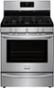 Frigidaire - Gallery 5.0 Cu. Ft. Self-Cleaning Freestanding Gas Convection Range - Stainless steel-Front_Standard