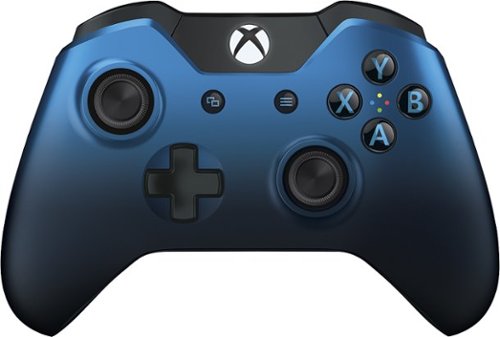  Microsoft - Xbox One Special Edition Dusk Shadow Wireless Controller - Faded blue metallic