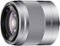 Sony - 50mm f/1.8 OSS Prime Lens for Select Alpha E-mount Cameras - Silver-Angle_Standard 