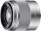 Sony - 50mm f/1.8 OSS Prime Lens for Select Alpha E-mount Cameras - Silver-Angle_Standard