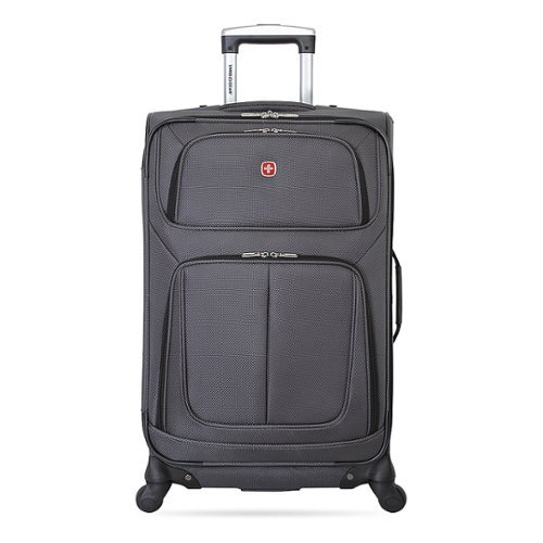  SwissGear - 25&quot; Spinner Luggage - Dark Grey