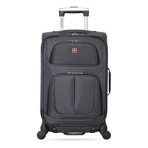 SwissGear - 21" Spinner Luggage - Dark Grey