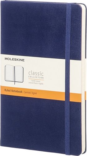 Moleskine - Large Ruled Notebook - Sapphire Blue-Front_Standard 