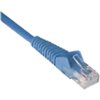 Tripp Lite - 100' N201 Series RJ-45 Gigabit Snagless Molded CAT-6 UTP Patch cable - Blue-Front_Standard