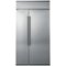 Café - 25.2 Cu. Ft. Side-by-Side Built-In Refrigerator - Stainless Steel-Front_Standard
