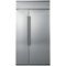 Café - 29.6 Cu. Ft. Side-by-Side Built-In Refrigerator - Stainless Steel-Front_Standard