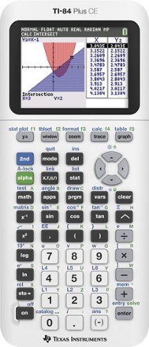  Texas Instruments - TI-84+CE Graphing Calculator - White