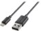 Insignia™ - Apple MFi Certified 4' Lightning Charge-and-Sync Cable - Black-Front_Standard 