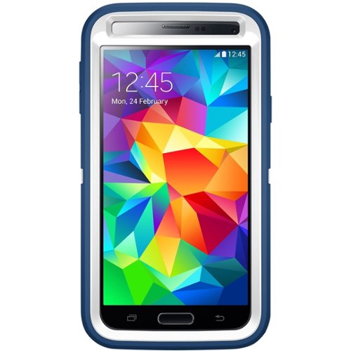  Otterbox - Defender Series Back Cover for Samsung Galaxy S5 - White/Deep Water Blue