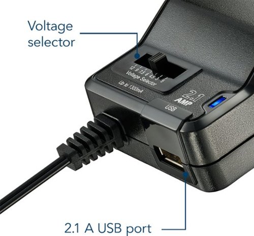 Insignia™ 15.6 W 4.9 ft Universal AC Adapter - Black HOW TO BUY