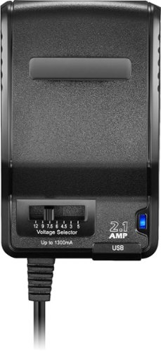 Insignia™ 15.6 W 4.9 ft Universal AC Adapter - Black WORLDWIDE DELIVERY