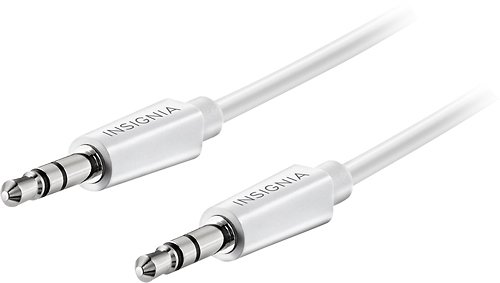  Insignia™ - 3' 3.5mm Audio Cable - White