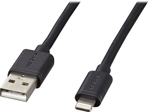  Insignia™ - Apple MFi Certified 10' Lightning Charge-and-Sync Cable