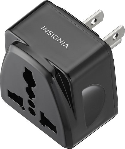  Insignia™ - Grounded North/South American Power Adapter - Black