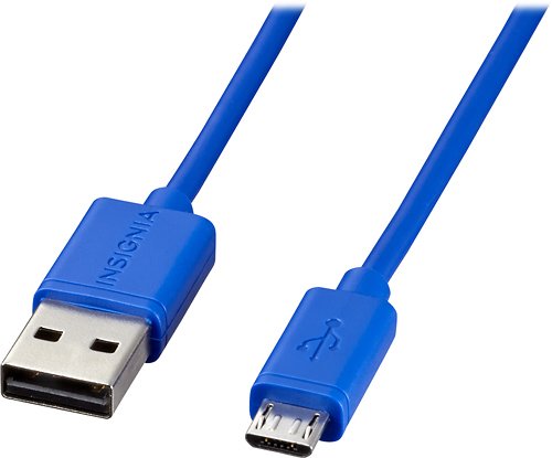  Insignia™ - 4' Micro USB Cable - Blue