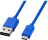 Insignia™ - 4' Micro USB Cable - Blue-Front_Standard